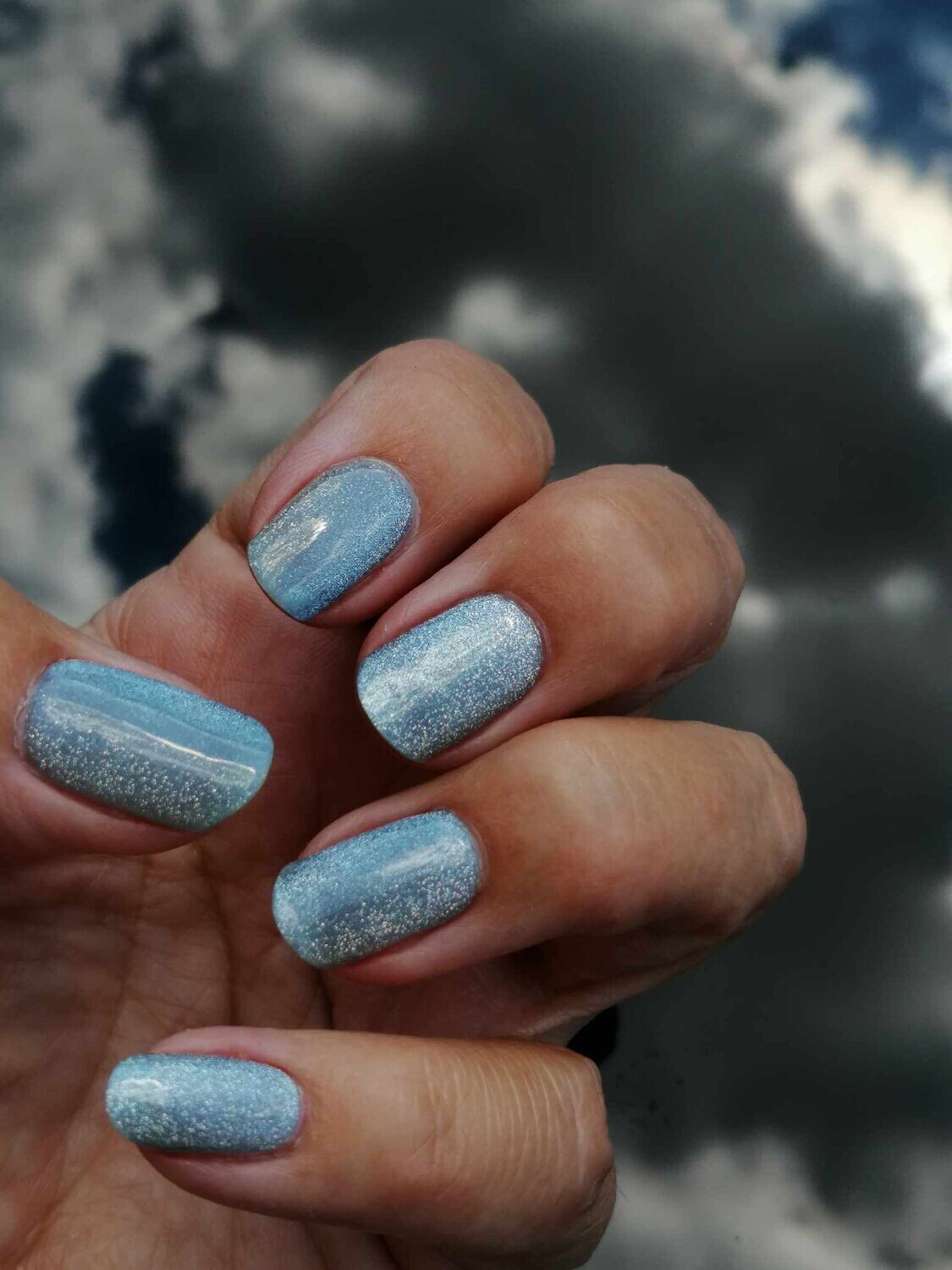 Silver Blue, UV-Gel-Folie, 20er-Nagelfolie Magic Nail Wraps NG200230