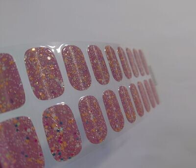 Ibiza Style Rose Quarz (Cat Eye), UV-Gel-Folie mit nachtleuchtenden Glitzer-Partikeln, 20er-Nagelfolie Magic Nail Wraps NG200263 Ibiza Style Rose Quarz (Cat Eye), UV-Gel-Folie mit nachtleuchtenden Glitzer-Partikeln, 20er-Nagelfolie Magic Nail Wraps NG200263