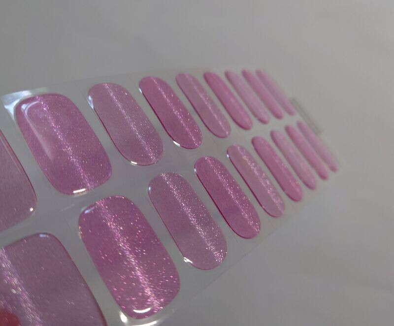 Icy Pink, leicht semitransparente UV-Gel-Folie , 20er-Nagelfolie Magic Nail Wraps NG200232 Icy Pink, leicht semitransparente UV-Gel-Folie , 20er-Nagelfolie Magic Nail Wraps NG200232