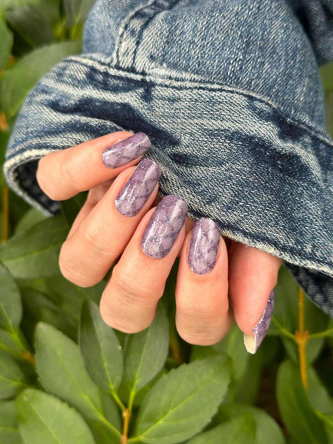 Stonewashed Glitter, 16er-Nagelfolie Stonewashed Glitter, 16er-Nagelfolie