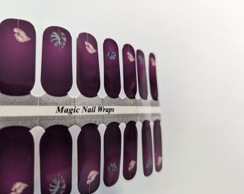 Falling Purple, 16er-Nagelfolie Falling Purple, 16er-Nagelfolie