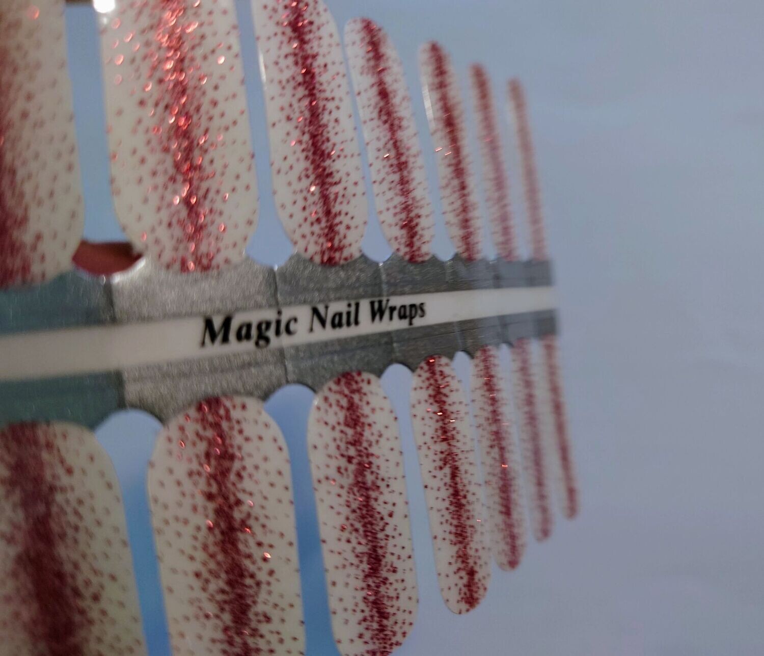Très cool Magic Rosé, Overlay, transparente 16er-Nagelfolie