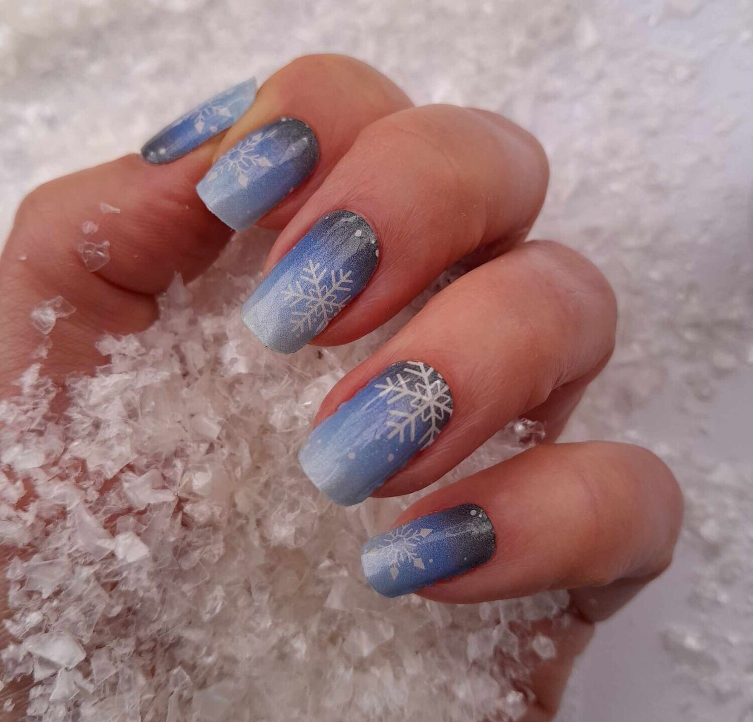 Smells like Snow, UV-Gel-Folie, 20er-Nagelfolie Magic Nail Wraps NG200195