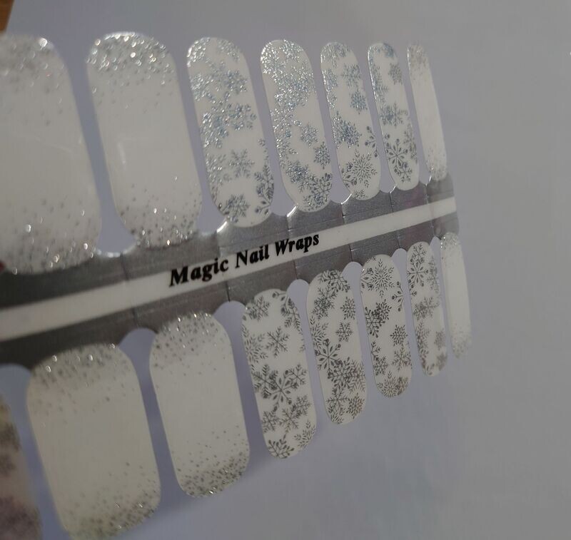 Snow, Overlay, transparente 16er-Nagelfolie Snow, Overlay, transparente 16er-Nagelfolie