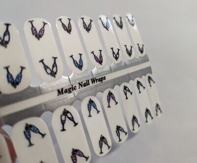 Party Time, Overlay, transparente 16er-Nagelfolie Party Time, Overlay, transparente 16er-Nagelfolie