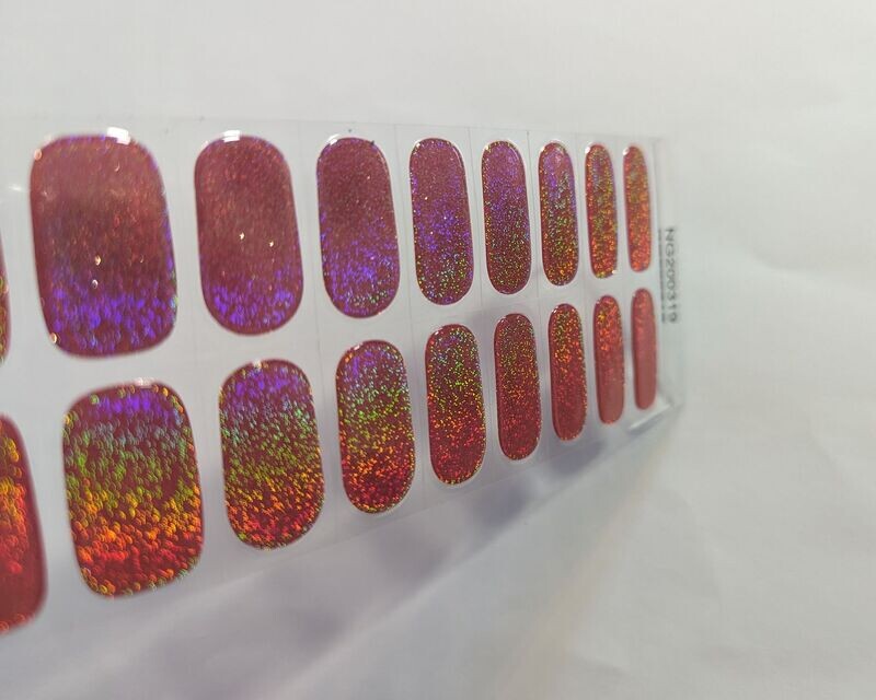 Shine Rose, UV-Gel-Folie, 20er-Nagelfolie Magic Nail Wraps NG200319 Shine Rose, UV-Gel-Folie, 20er-Nagelfolie Magic Nail Wraps NG200319