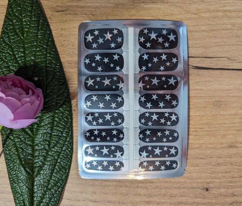 Star Shower, 16er-Nagelfolie Star Shower, 16er-Nagelfolie
