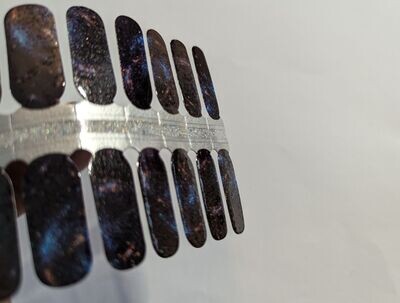 Black Galaxy, 16-er Nagelfolie Black Galaxy, 16-er Nagelfolie