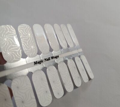 Silvery, Overlay, transparente 16er-Nagelfolie Silvery, Overlay, transparente 16er-Nagelfolie