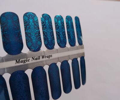 Awesome Blue Pepper, 16er-Nagelfolie Awesome Blue Pepper, 16er-Nagelfolie