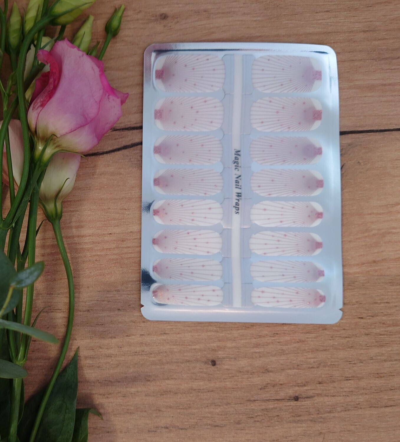 32 Nagelfolien Selbstklebend – Langlebiger Nagellack-Ersatz, Bis 14 Tage Haltbar