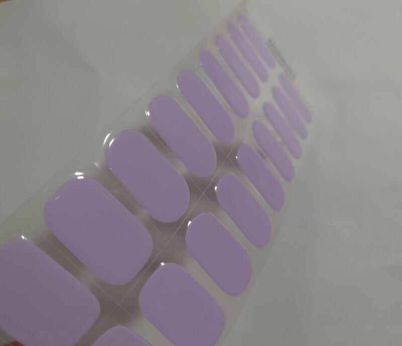 Lilac Snow, leicht sheer, UV-Gel-Folie, 20er-Nagelfolie Magic Nail Wraps NG200343 Lilac Snow, leicht sheer, UV-Gel-Folie, 20er-Nagelfolie Magic Nail Wraps NG200343