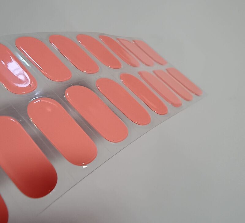 Venice Peach, UV-Gel-Folie, 20er-Nagelfolie Magic Nail Wraps NG200314 Venice Peach, UV-Gel-Folie, 20er-Nagelfolie Magic Nail Wraps NG200314