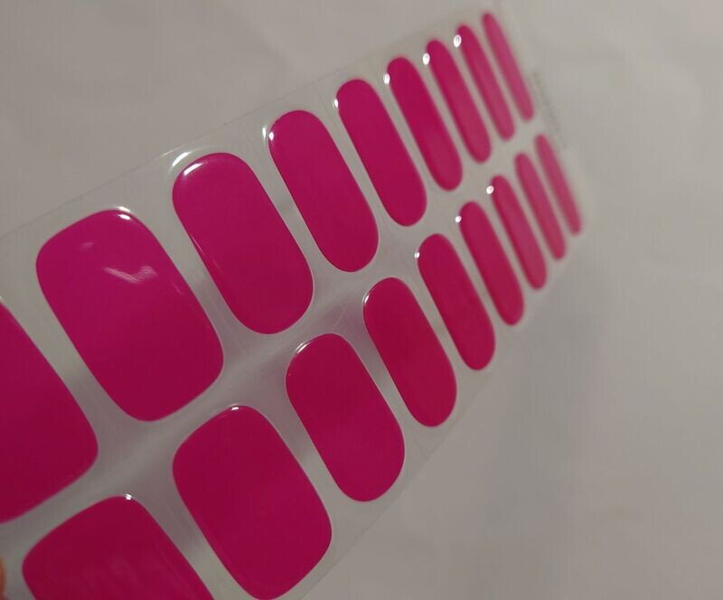 Raspberry Sorbet, leicht sheer, UV-Gel-Folie, 20er-Nagelfolie Magic Nail Wraps NG200311 Raspberry Sorbet, leicht sheer, UV-Gel-Folie, 20er-Nagelfolie Magic Nail Wraps NG200311