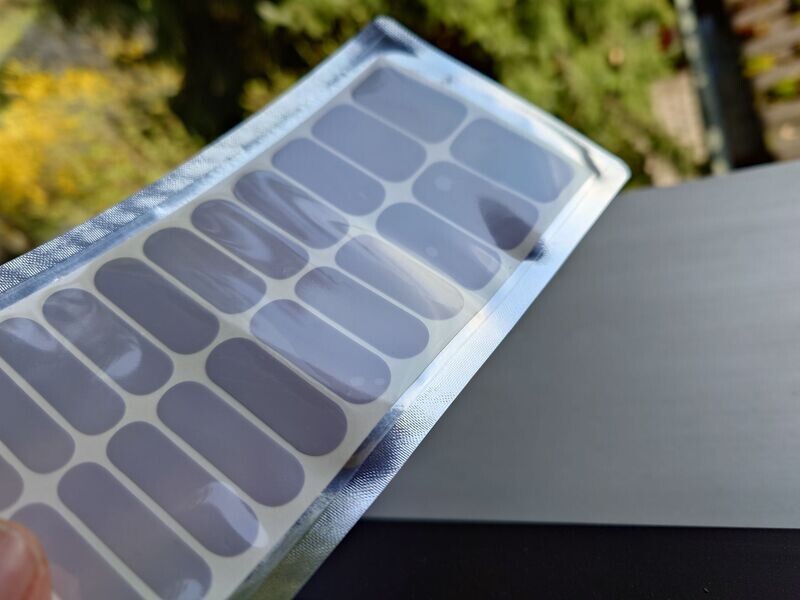 Vanilla Sunset, light-changing colour, sheer, 22er-Premium Nagelfolie
