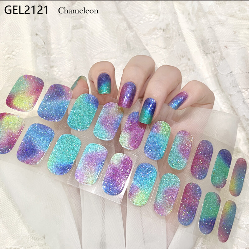Rainbow Glitter Deluxe, 22er Nagelfolie Rainbow Glitter Deluxe, 22er Nagelfolie
