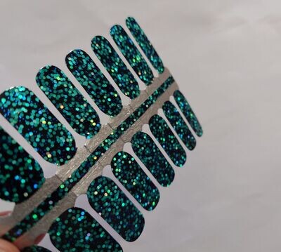 Turquoise of Midnight, 16-er Nagelfolie Turquoise of Midnight, 16-er Nagelfolie