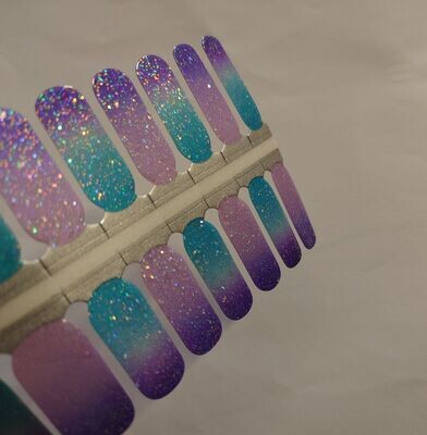 Teal me purple, 16-er Nagelfolie Teal me purple, 16-er Nagelfolie