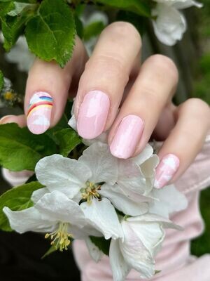 Rainbow Clouds, 16-er Nagelfolie