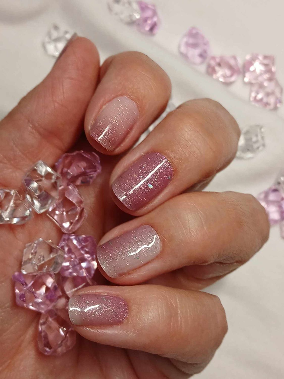 Sparkly Clouds, semitransparente UV-Gel-Folie, 20er-Nagelfolie Magic Nail Wraps NG200176