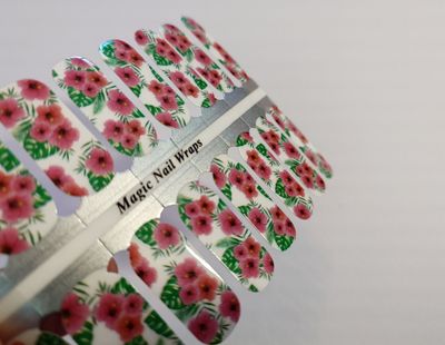 Hibiskussi, Overlay, 16er-Nagelfolie Magic Nail Wraps Exklusivdesign Hibiskussi, Overlay, 16er-Nagelfolie Magic Nail Wraps Exklusivdesign