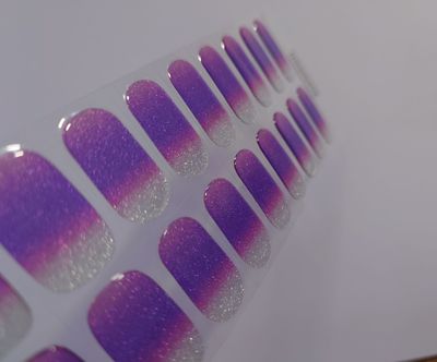 Blueberry Sunset, UV-Gel-Folie, 20er-Nagelfolie