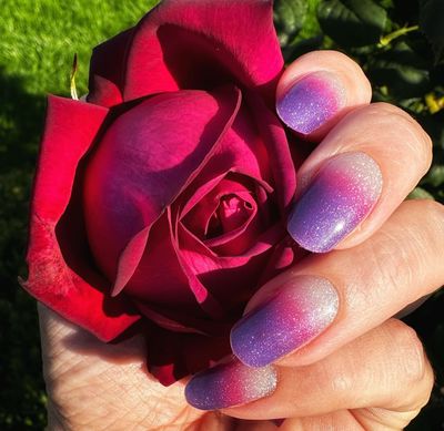 Blueberry Sunset, UV-Gel-Folie, 20er-Nagelfolie Magic Nail Wraps NG200402