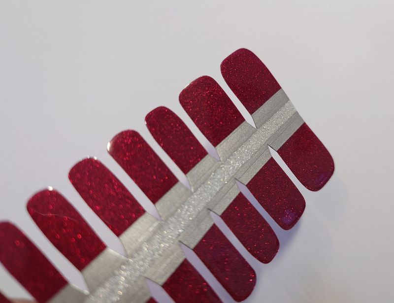Berry Glitter, 16er-Fussfolie Berry Glitter, 16er-Fussfolie