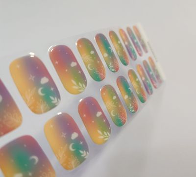 Summer Vibes, UV-Gel-Folie, 20er-Nagelfolie Magic Nail Wraps NG200374 Summer Vibes, UV-Gel-Folie, 20er-Nagelfolie Magic Nail Wraps NG200374