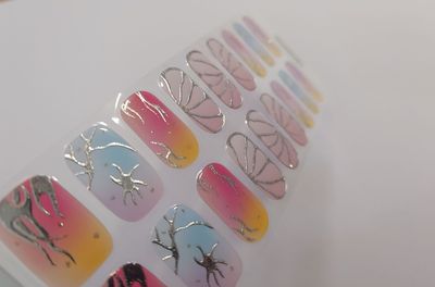 Silver Summer, UV-Gel-Folie, 20er-Nagelfolie Magic Nail Wraps NG200381 Silver Summer, UV-Gel-Folie, 20er-Nagelfolie Magic Nail Wraps NG200381