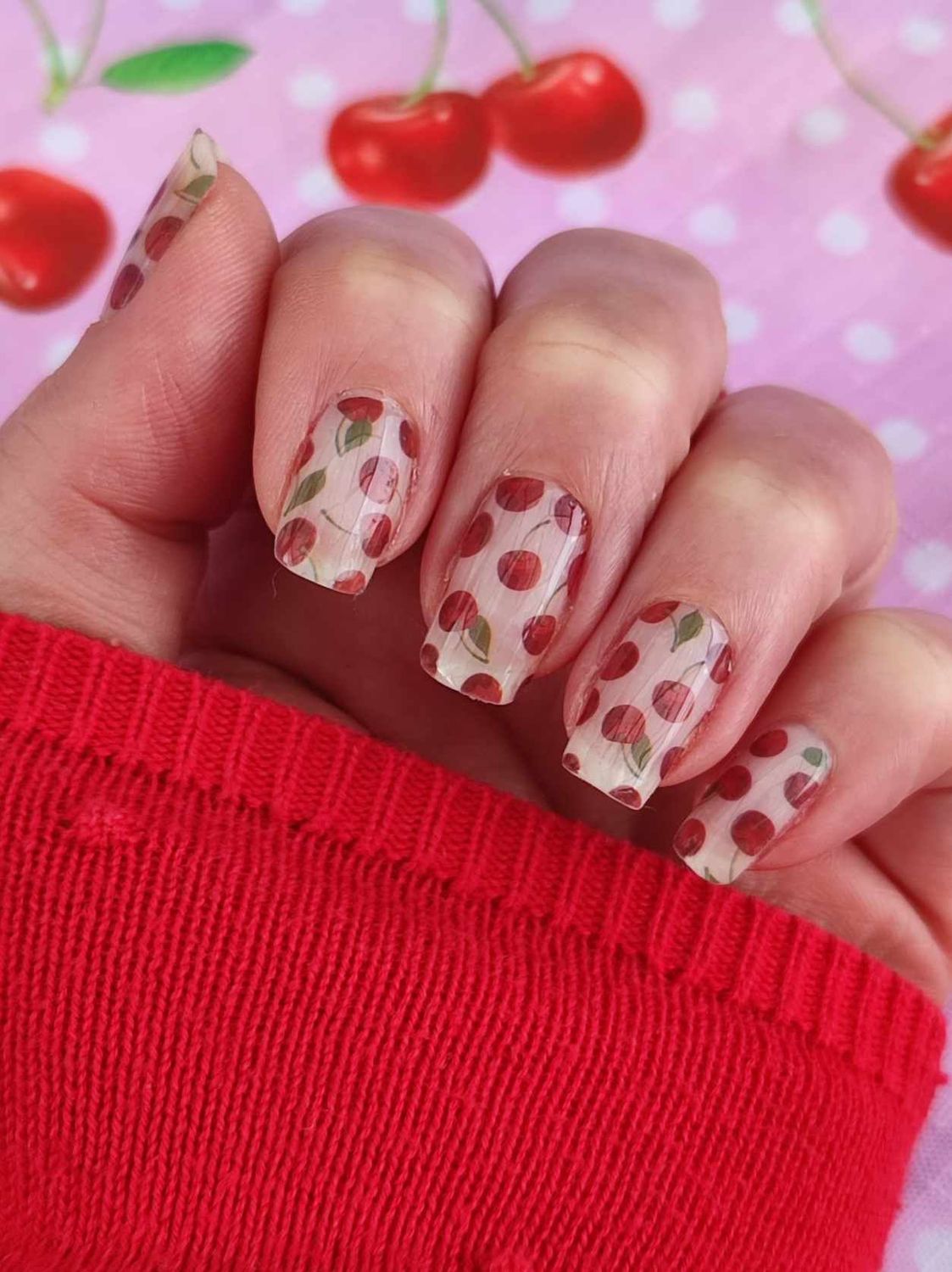 Time for Cherries, 16er-Nagelfolie Magic Nail Wraps Exklusivdesign Time for Cherries, 16er-Nagelfolie Magic Nail Wraps Exklusivdesign