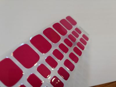 So Raspberry, UV-Gel-Folie für Füße, 30er-Nagelfolie So Raspberry, UV-Gel-Folie für Füße, 30er-Nagelfolie