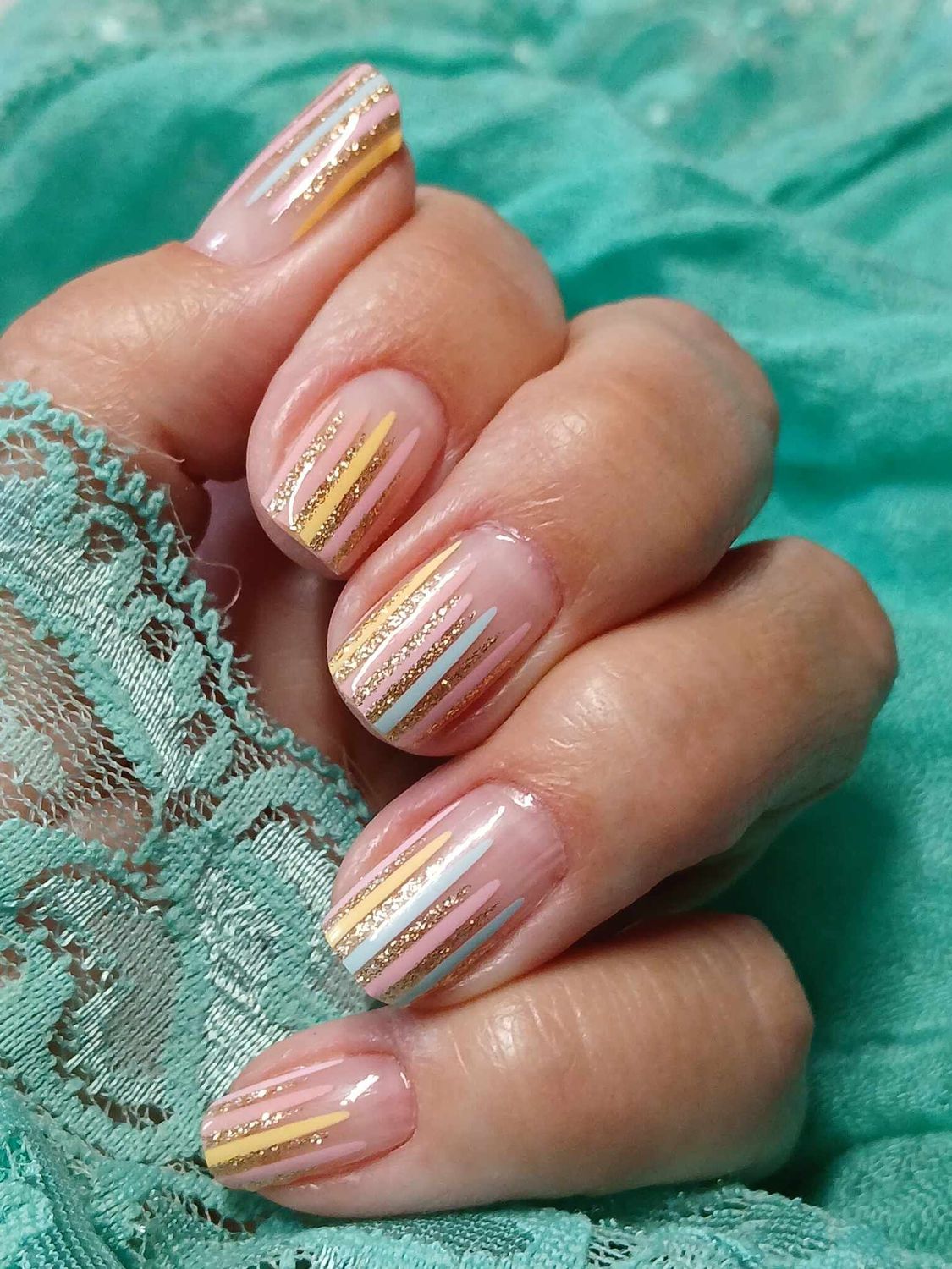 California Girl, Overlay, 16er-Nagelfolie