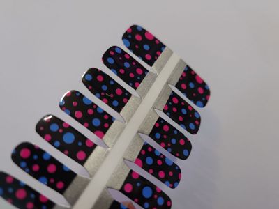 Black Dotty, 16er-Fussfolie Black Dotty, 16er-Fussfolie