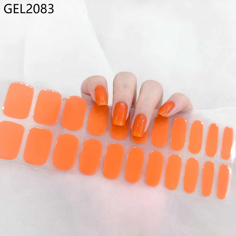 Aranciata Deluxe, leicht semitransparent, 22er Nagelfolie Aranciata Deluxe, leicht semitransparent, 22er Nagelfolie