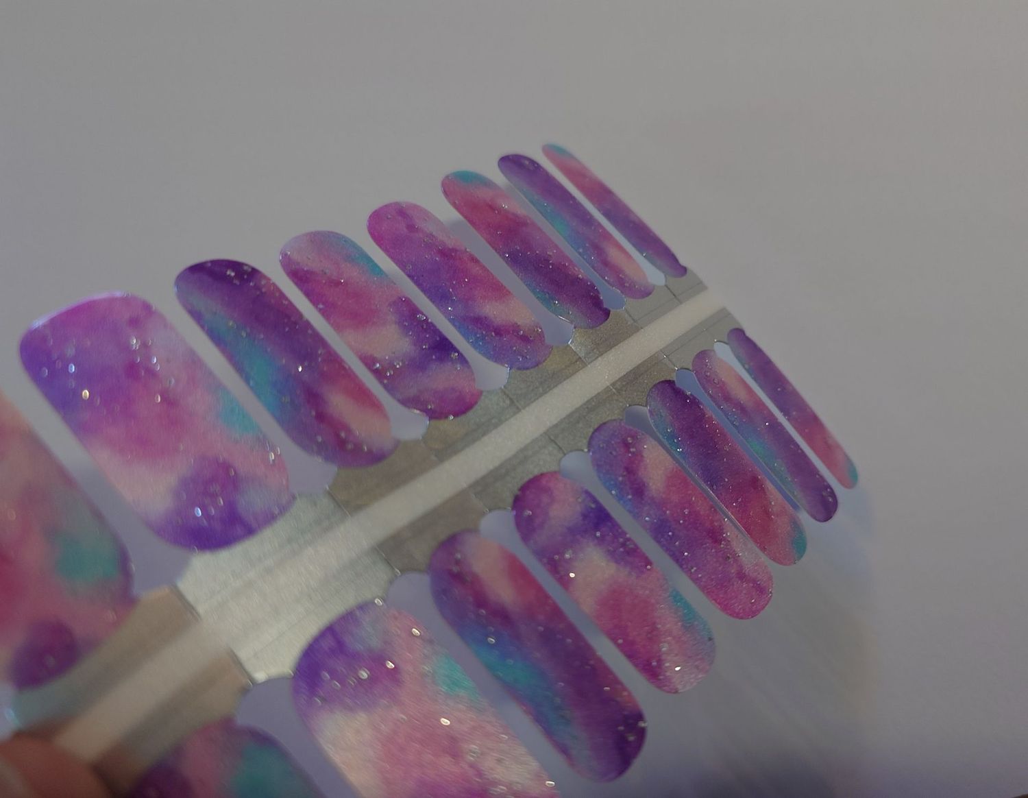 Watercolor Marble, Pearl-Shimmer-Finish, 16er-Nagelfolie Magic Nail Wraps