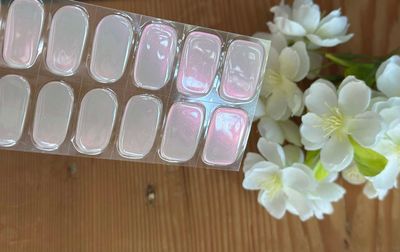 Dazzling Aurora Rose, leicht semitransparente UV-Gel-Folie, 20er-Nagelfolie, Magic Nail Wraps, NG200413 Dazzling Aurora Rose, leicht semitransparente UV-Gel-Folie, 20er-Nagelfolie, Magic Nail Wraps, NG200413