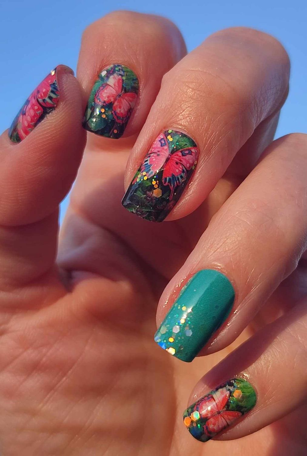 Place in Paradise, 16er-Nagelfolie Magic Nail Wraps