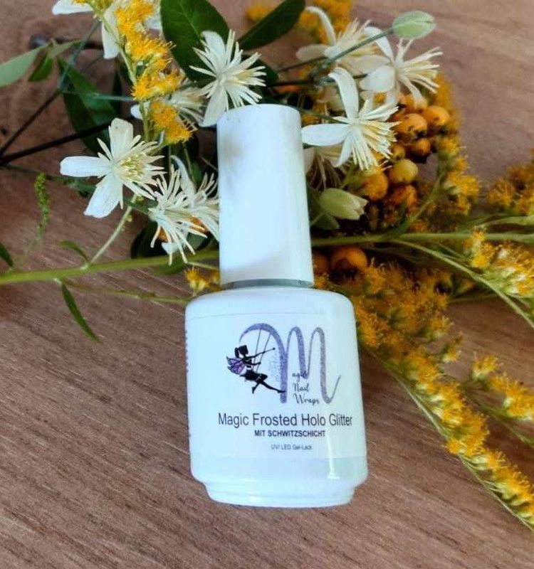 Magic Nail Wraps Magic Frosted Holo Glitter matter UV/LED Top Coat mit Schwitzschicht Nagellack-Flasche mit 13 g, 1 Stück Versand weiterhin nur innerhalb Deutschlands möglich! Magic Nail Wraps Magic Frosted Holo Glitter matter UV/LED Top Coat mit Schwitzschicht Nagellack-Flasche mit 13 g, 1 Stück Versand weiterhin nur innerhalb Deutschlands möglich!