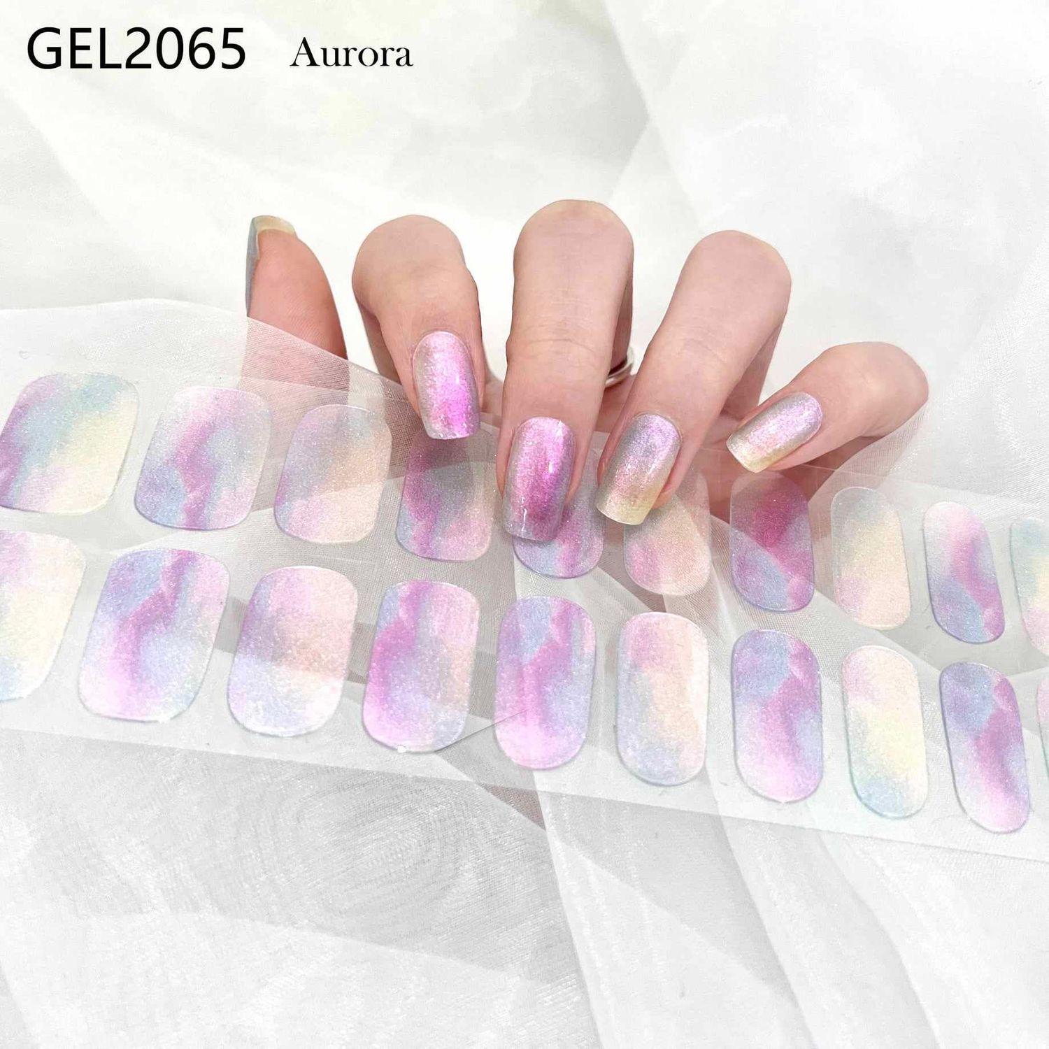 Aurora Rainbow Deluxe, 22er Nagelfolie Magic Nail Wraps