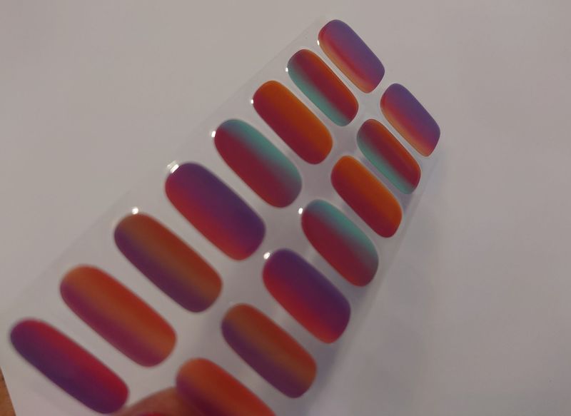Colourful, UV-Gel-Folie, 30er-Nagelfolie, Magic Nail Wraps, NG300010 Colourful, UV-Gel-Folie, 30er-Nagelfolie, Magic Nail Wraps, NG300010