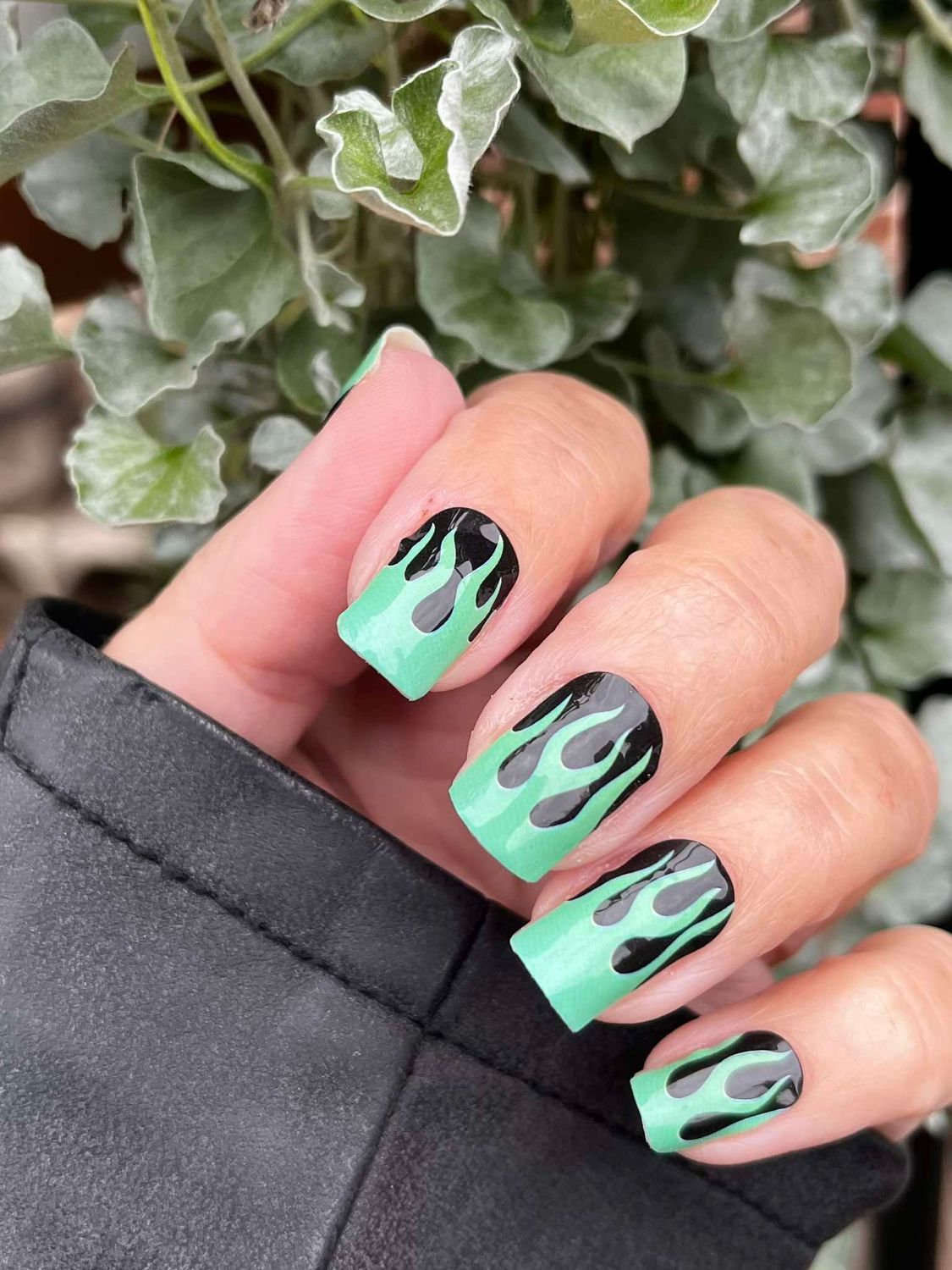 Green Flames, 16er-Nagelfolie Magic Nail Wraps Green Flames, 16er-Nagelfolie Magic Nail Wraps