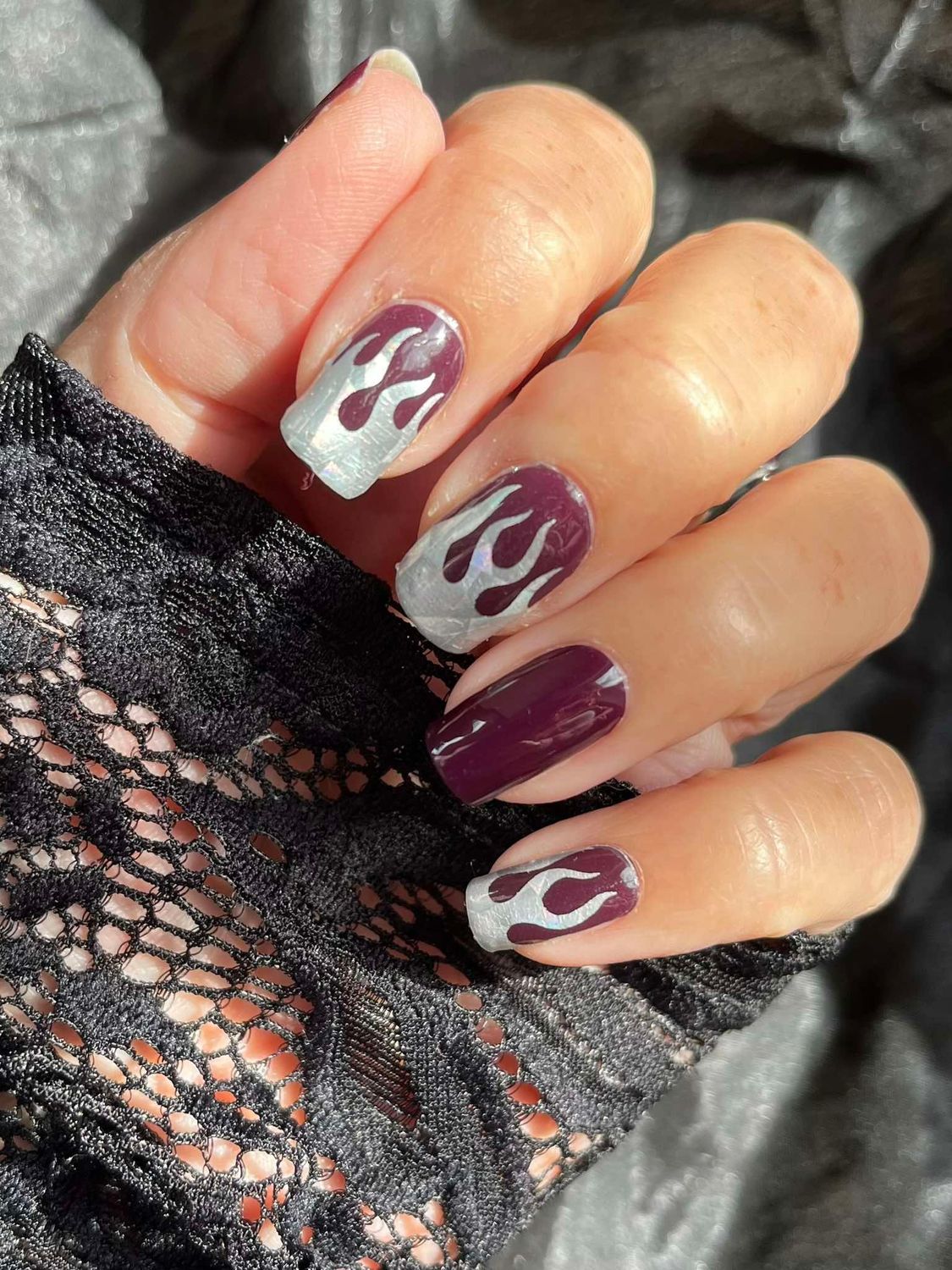 Holographic Fire, Overlay, 16er-Nagelfolie Magic Nail Wraps