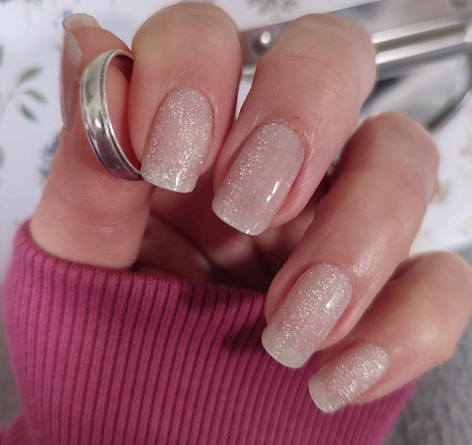 Velvet Meringue, semitransparente UV-Gel-Folie, 20er-Nagelfolie Magic Nail Wraps, NG200444