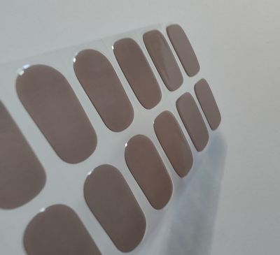 Hazelnut, leicht semitransparente UV-Gel-Folie, 20er-Nagelfolie Magic Nail Wraps, NG200308 Hazelnut, leicht semitransparente UV-Gel-Folie, 20er-Nagelfolie Magic Nail Wraps, NG200308