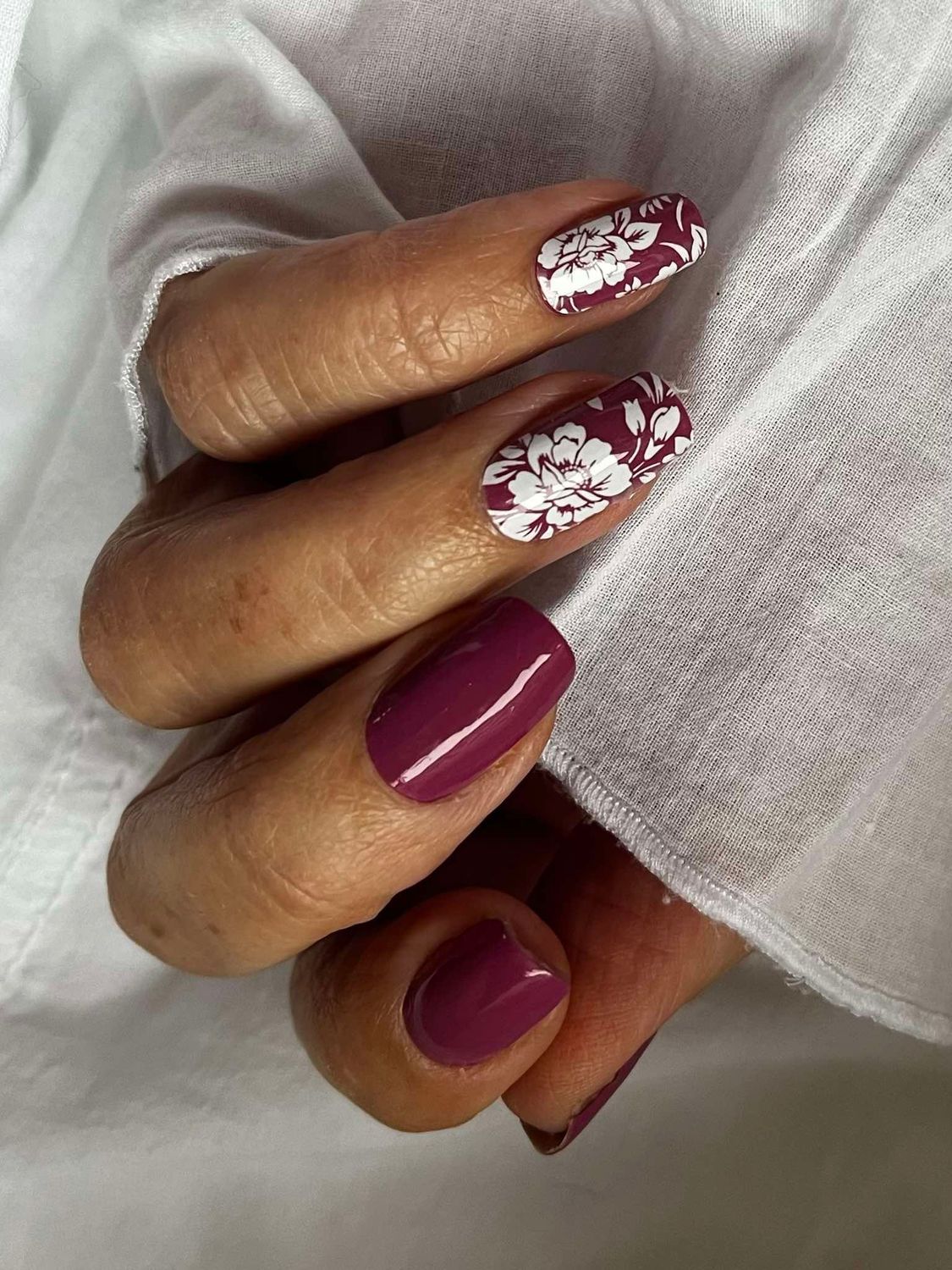 White Flowers, Overlay, 16er-Nagelfolie Magic Nail Wraps