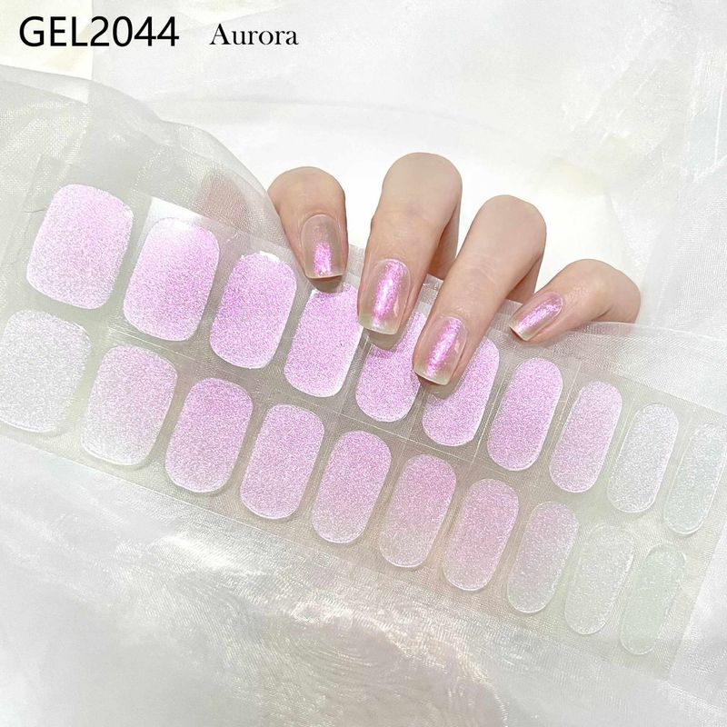 Aurora Pink Meringue Deluxe, semitransparente 22er Nagelfolie Magic Nail Wraps