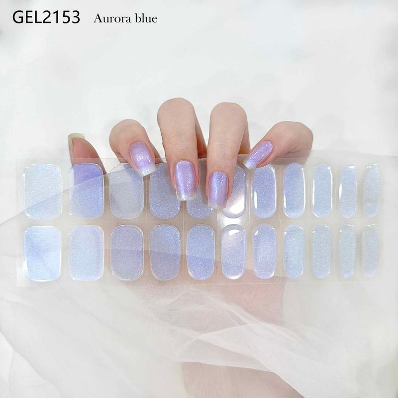 Aurora Mystic Periwinkle Deluxe, semitransparente 22er Nagelfolie Magic Nail Wraps