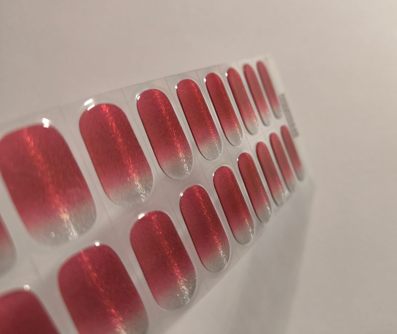 Velvet Granate, UV-Gel-Folie, 20er-Nagelfolie Magic Nail Wraps, NG200446 Velvet Granate, UV-Gel-Folie, 20er-Nagelfolie Magic Nail Wraps, NG200446