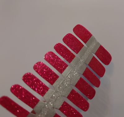 Pink Glitter, 16er-Fussfolie Magic Nail Wraps Pink Glitter, 16er-Fussfolie Magic Nail Wraps